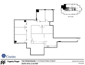 1170 Peachtree St, Atlanta, GA à louer Plan d’étage– Image 1 sur 1