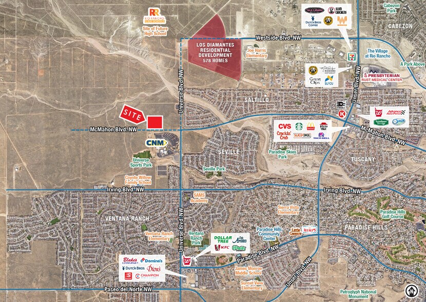 NWQ McMahon & Universe Blvd, Albuquerque, NM à vendre - Photo de l’immeuble – Image 2 sur 2