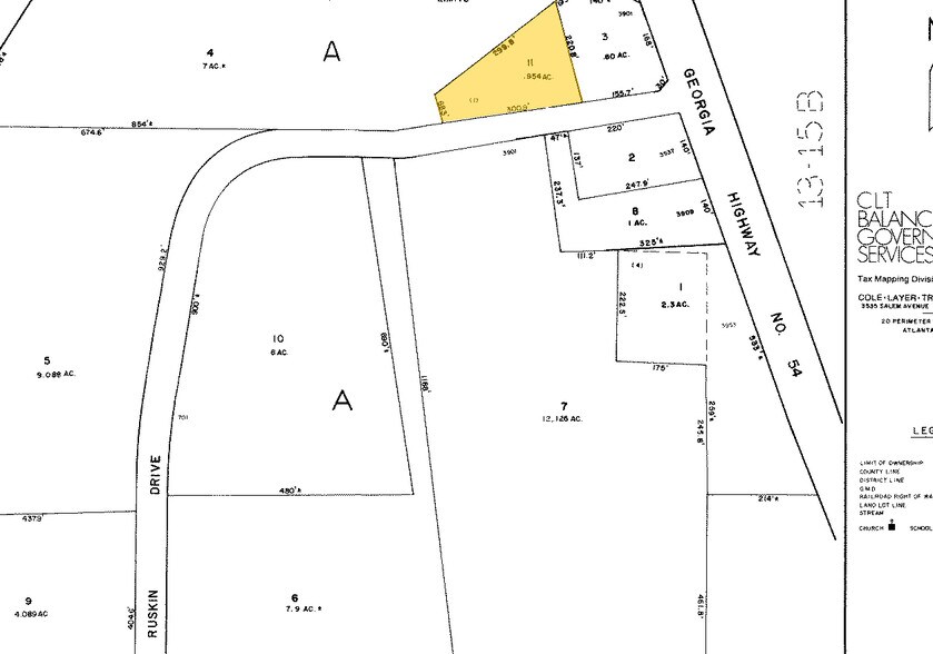 697 Ruskin Dr, Forest Park, GA à louer - Plan cadastral – Image 2 sur 4