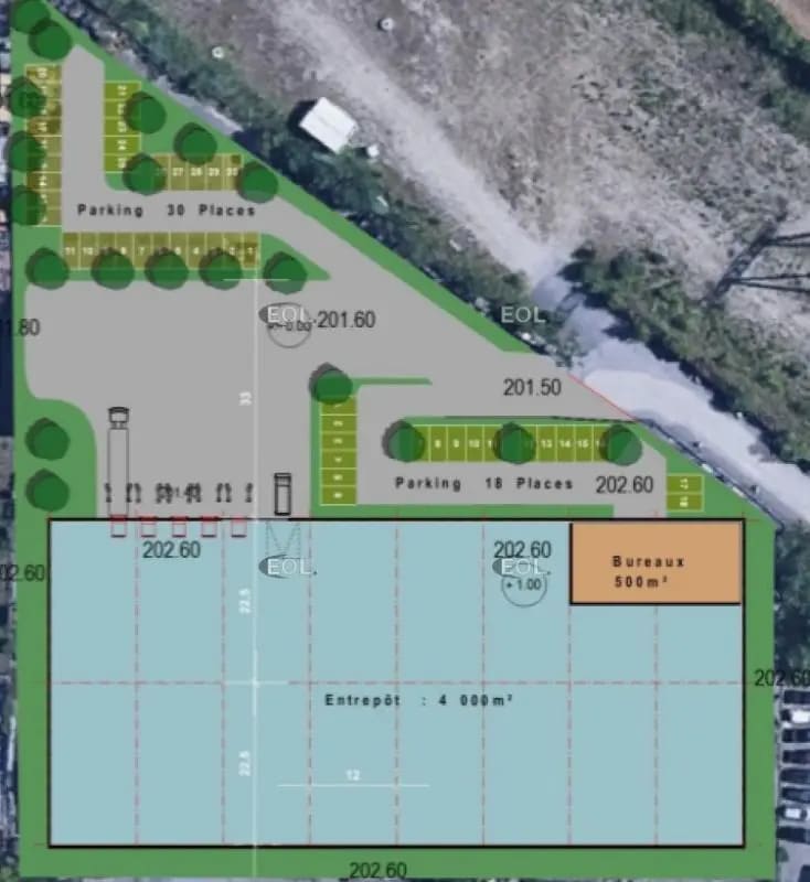 Industriel/Logistique dans Jonage à vendre Plan de site– Image 1 sur 2