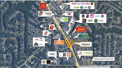 10813 State Bridge Rd, Alpharetta, GA - Vue aérienne vue de carte