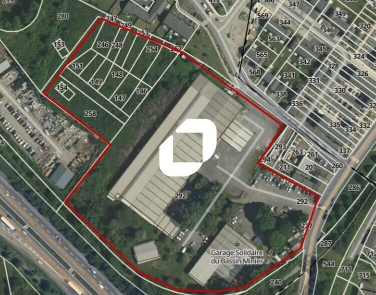 Local d’activités dans Lens à louer - Plan de site – Image 3 sur 4