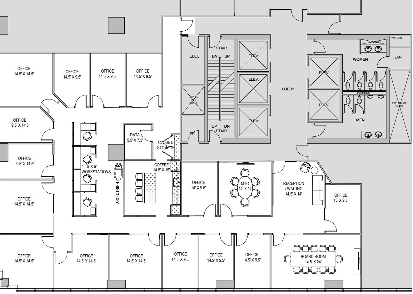 605 5th Ave SW, Calgary, AB à louer Plan d’étage– Image 1 sur 1