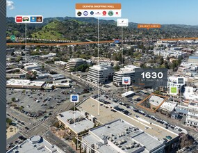 1630 Mt Diablo Blvd, Walnut Creek, CA - VUE AÉRIENNE  vue de carte - Image1