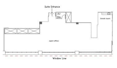 404 Camino del Rio S, San Diego, CA à louer Plan d’étage– Image 1 sur 10