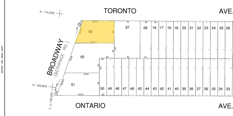 688 Broadway, Massapequa, NY à louer - Plan cadastral – Image 2 sur 6
