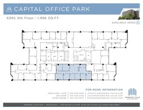 6305 Ivy Ln, Greenbelt, MD à louer Plan d’étage– Image 1 sur 1