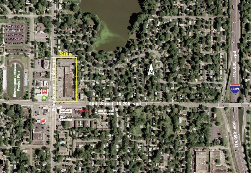 8901-8925 Penn Ave S, Minneapolis, MN à louer - Aérien – Image 2 sur 4