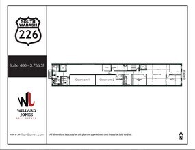 226 S Wabash Ave, Chicago, IL à louer Plan d’étage– Image 1 sur 1