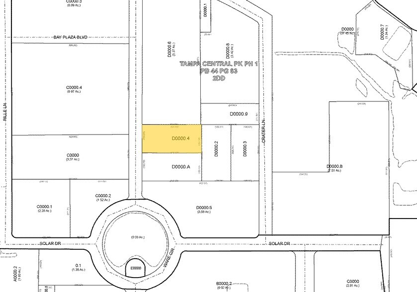 420 S Ware Blvd, Tampa, FL à louer - Plan cadastral – Image 2 sur 9