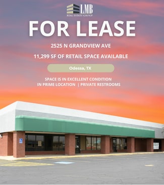 Plus de détails pour 2525 N Grandview Ave, Odessa, TX - Local commercial à louer