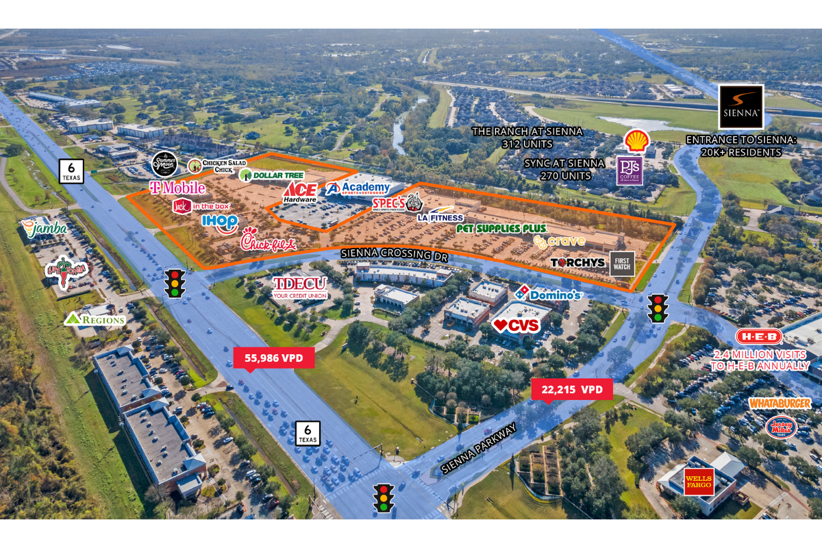 9018-9034 Sienna Crossing Dr, Missouri City, TX à louer Photo principale– Image 1 sur 14