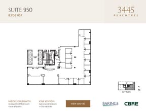 3445 Peachtree Rd NE, Atlanta, GA à louer Plan d’étage– Image 1 sur 1