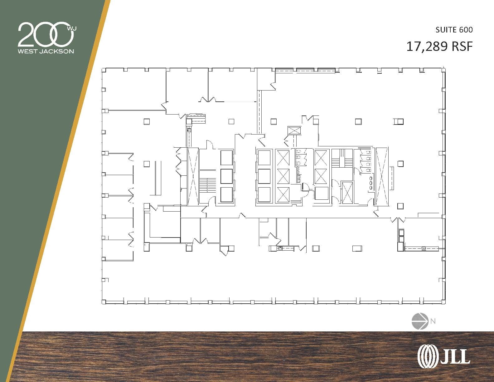 200 W Jackson Blvd, Chicago, IL à louer Plan d’étage– Image 1 sur 1