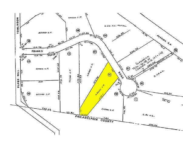 2997 Franks Rd, Huntingdon Valley, PA à louer - Plan cadastral – Image 3 sur 9