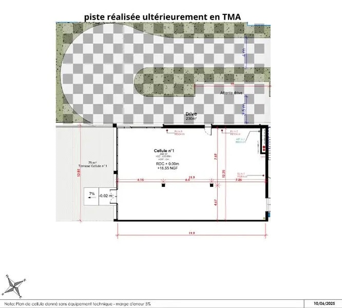 Local commercial dans Vernon à louer Plan d’étage– Image 1 sur 3