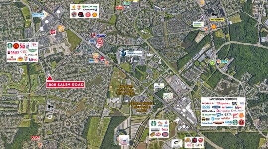 1808 Salem Rd, Virginia Beach, VA à louer - Aérien – Image 2 sur 4