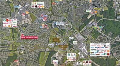 1808 Salem Rd, Virginia Beach, VA - VUE AÉRIENNE  vue de carte