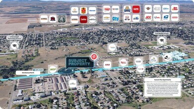 4900 2nd Ave N, Great Falls, MT - VUE AÉRIENNE  vue de carte