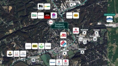 625 Second St, N Wilkesboro, NC - Vue aérienne  vue de carte