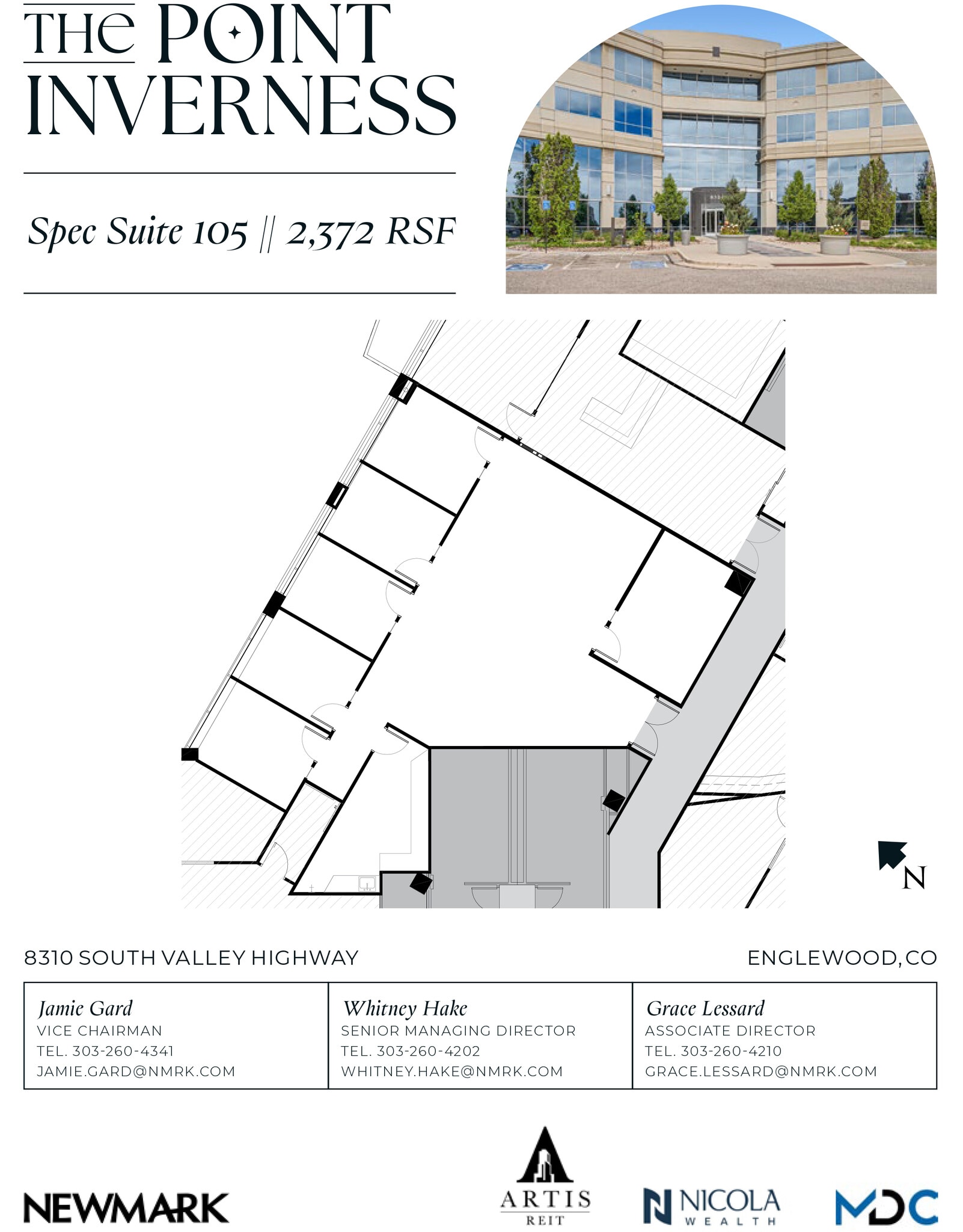 8310 S Valley Hwy, Englewood, CO à louer Plan d’étage– Image 1 sur 2