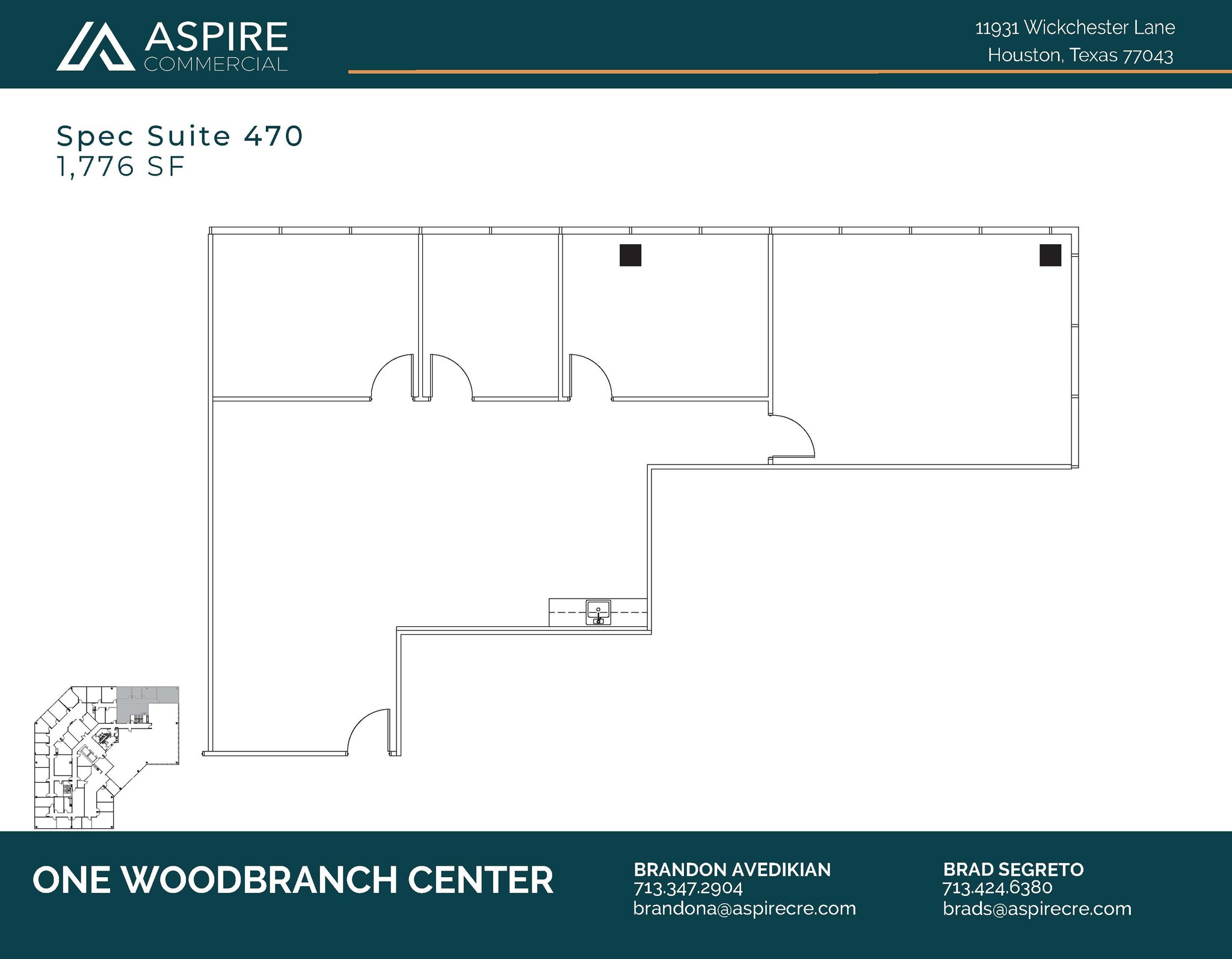 11931 Wickchester Ln, Houston, TX à louer Plan d’étage– Image 1 sur 1