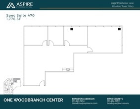 11931 Wickchester Ln, Houston, TX à louer Plan d’étage– Image 1 sur 1