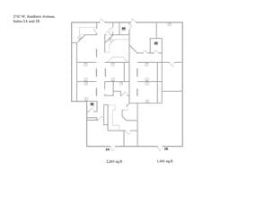 2727 W Southern Ave, Tempe, AZ à louer Plan d’étage– Image 1 sur 1