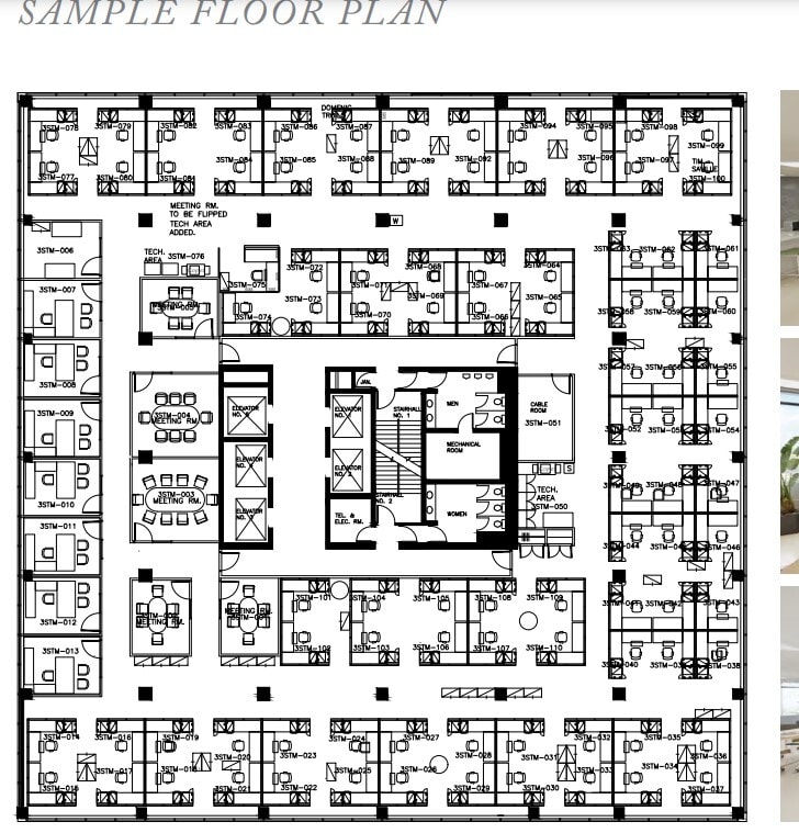 444 St Mary Ave, Winnipeg, MB à louer Plan d’étage– Image 1 sur 1