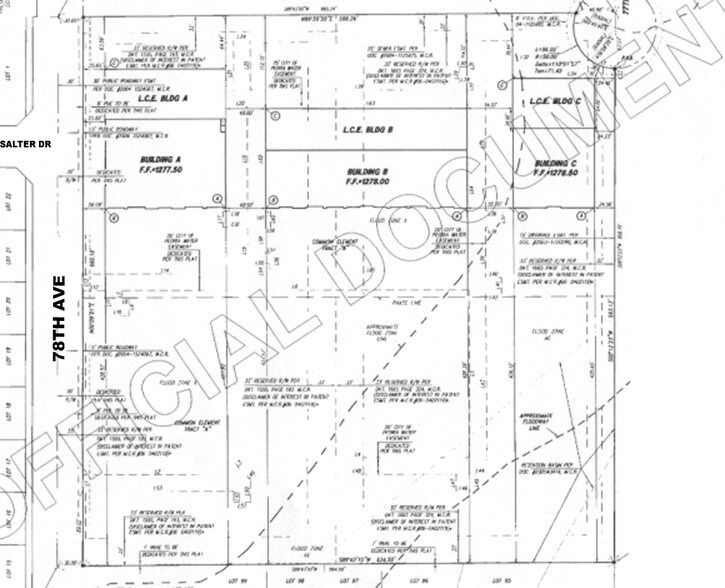 21501 N 78th Ave, Peoria, AZ à vendre - Plan cadastral – Image 3 sur 26