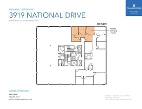 3905 National Dr, Burtonsville, MD à louer Plan d’étage– Image 1 sur 1