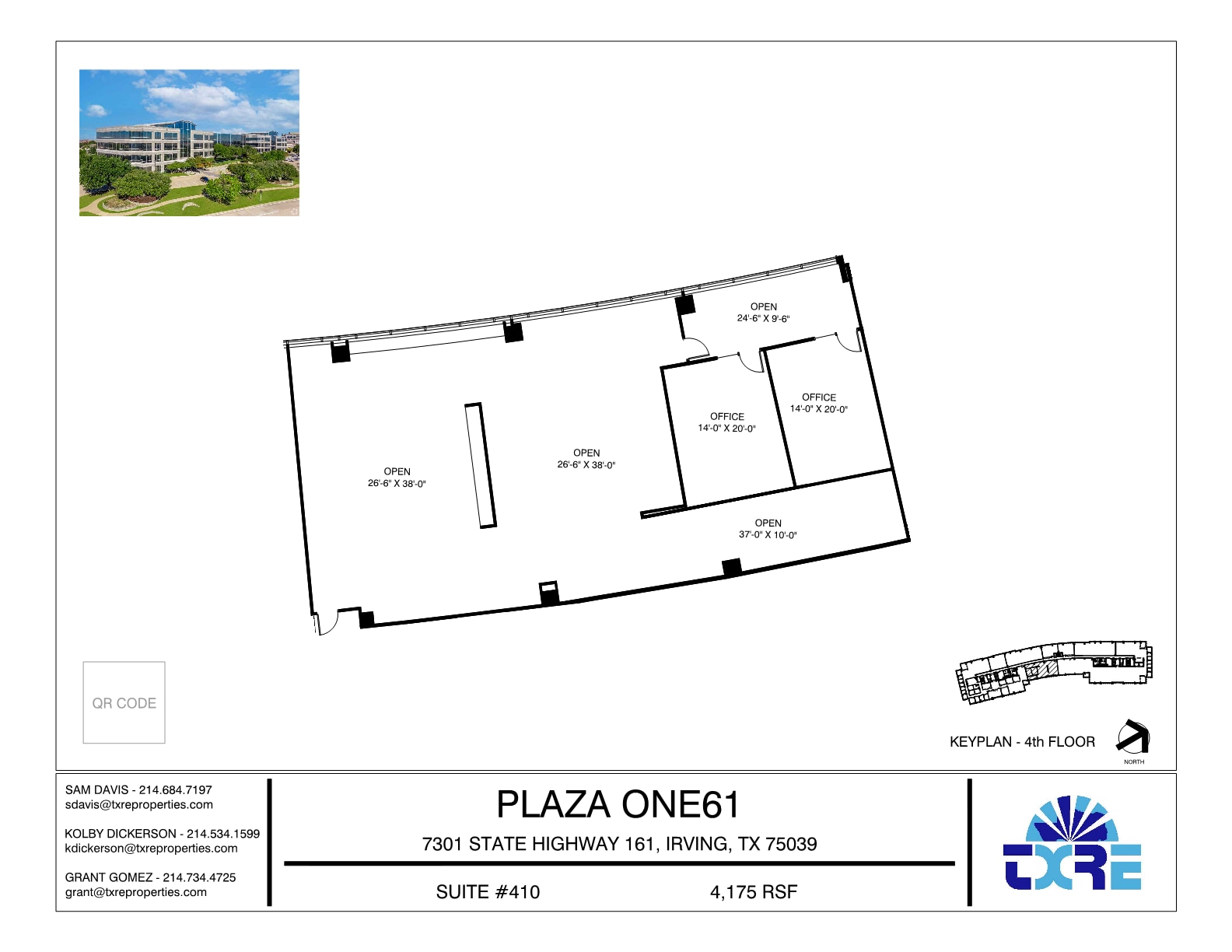 7301 N State Highway 161, Irving, TX à louer Plan d’étage– Image 1 sur 1