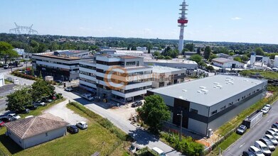 Artigues-près-Bordeaux, GIR - VUE AÉRIENNE vue de carte