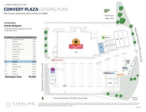 365 Convery Blvd, Perth Amboy, NJ à louer Plan de site– Image 1 sur 1