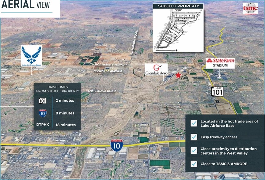 10555 W Glendale Ave, Glendale, AZ à vendre - Carte – Image 3 sur 4