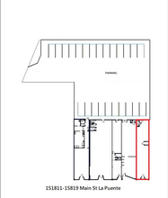 15819 E. Main St, La Puente, CA à louer Plan d’étage– Image 2 sur 2