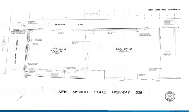 Hwy 528 & Northern Blvd, Rio Rancho, NM à vendre - Plan cadastral – Image 2 sur 2