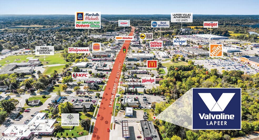 260 S Main St, Lapeer, MI à vendre - Photo de l’immeuble – Image 2 sur 2