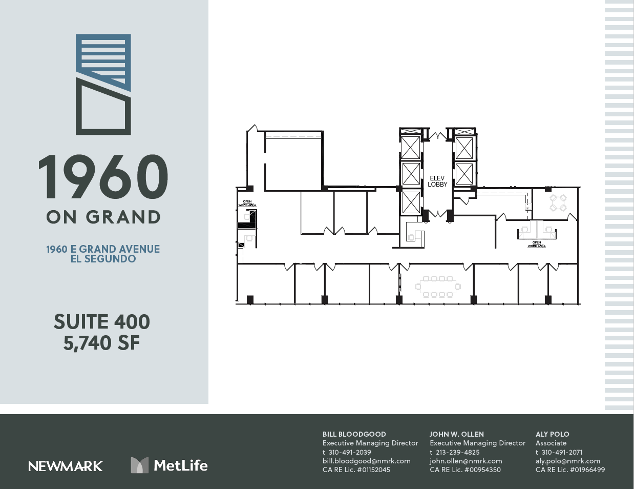 1960 E Grand Ave, El Segundo, CA à louer Plan d’étage– Image 1 sur 1