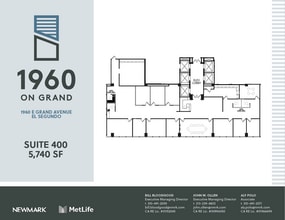 1960 E Grand Ave, El Segundo, CA à louer Plan d’étage– Image 1 sur 1
