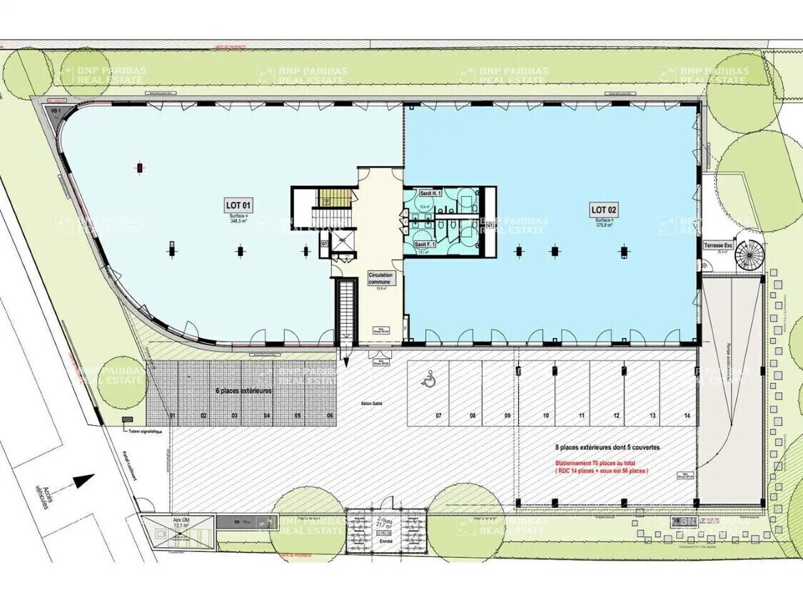 Bureau dans Dardilly à louer Plan d’étage– Image 1 sur 3