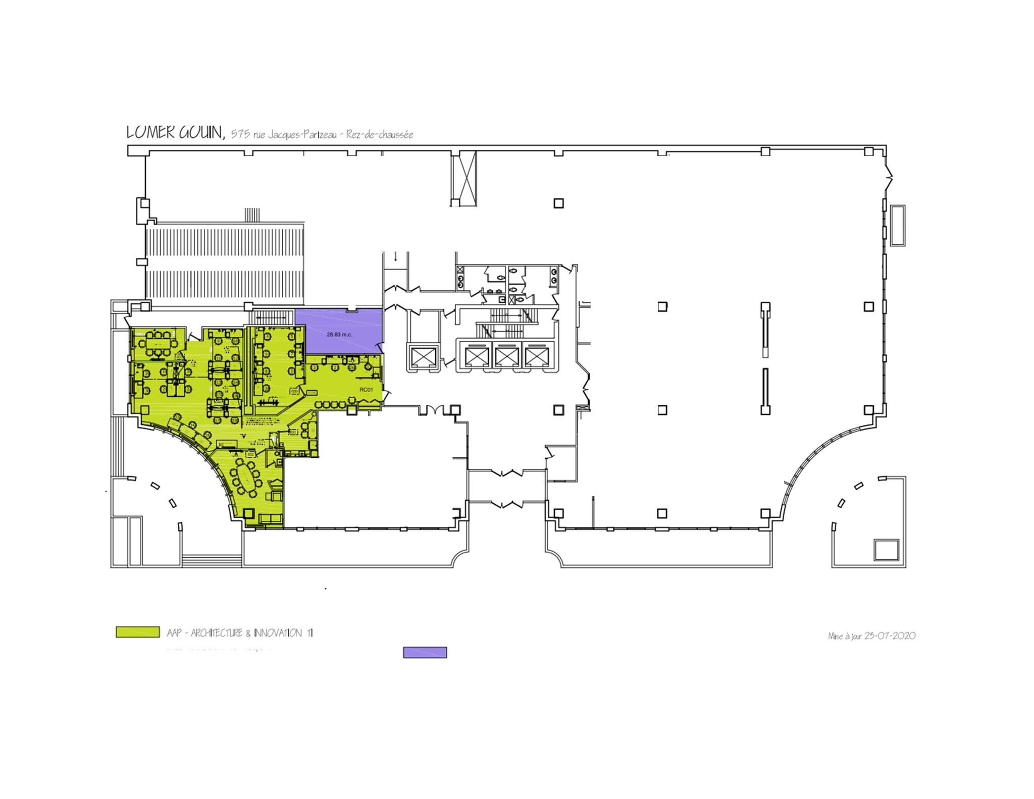 575 Rue Jacques-Parizeau, Québec, QC à louer Plan de site– Image 1 sur 1