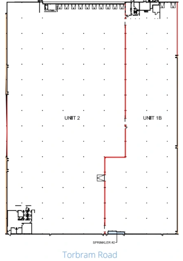 8705 Torbram Rd, Brampton, ON à louer Plan d’étage– Image 1 sur 1