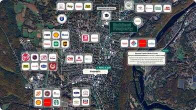 312 Federal St, Greenfield, MA - VUE AÉRIENNE  vue de carte
