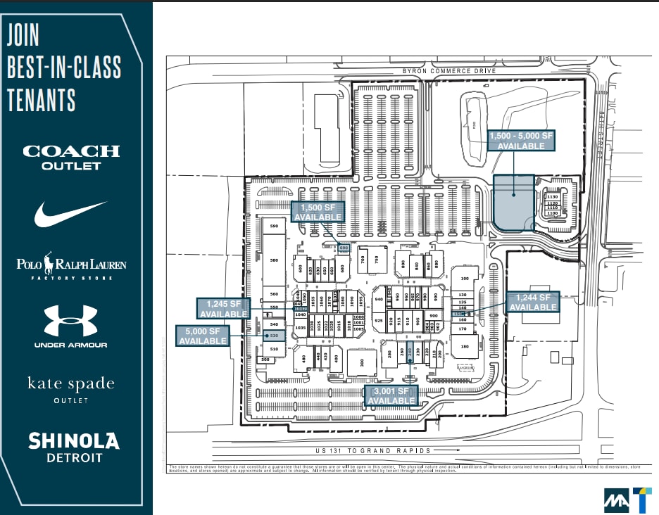 350 84th St SW, Byron Center, MI à louer Plan d’étage– Image 1 sur 1