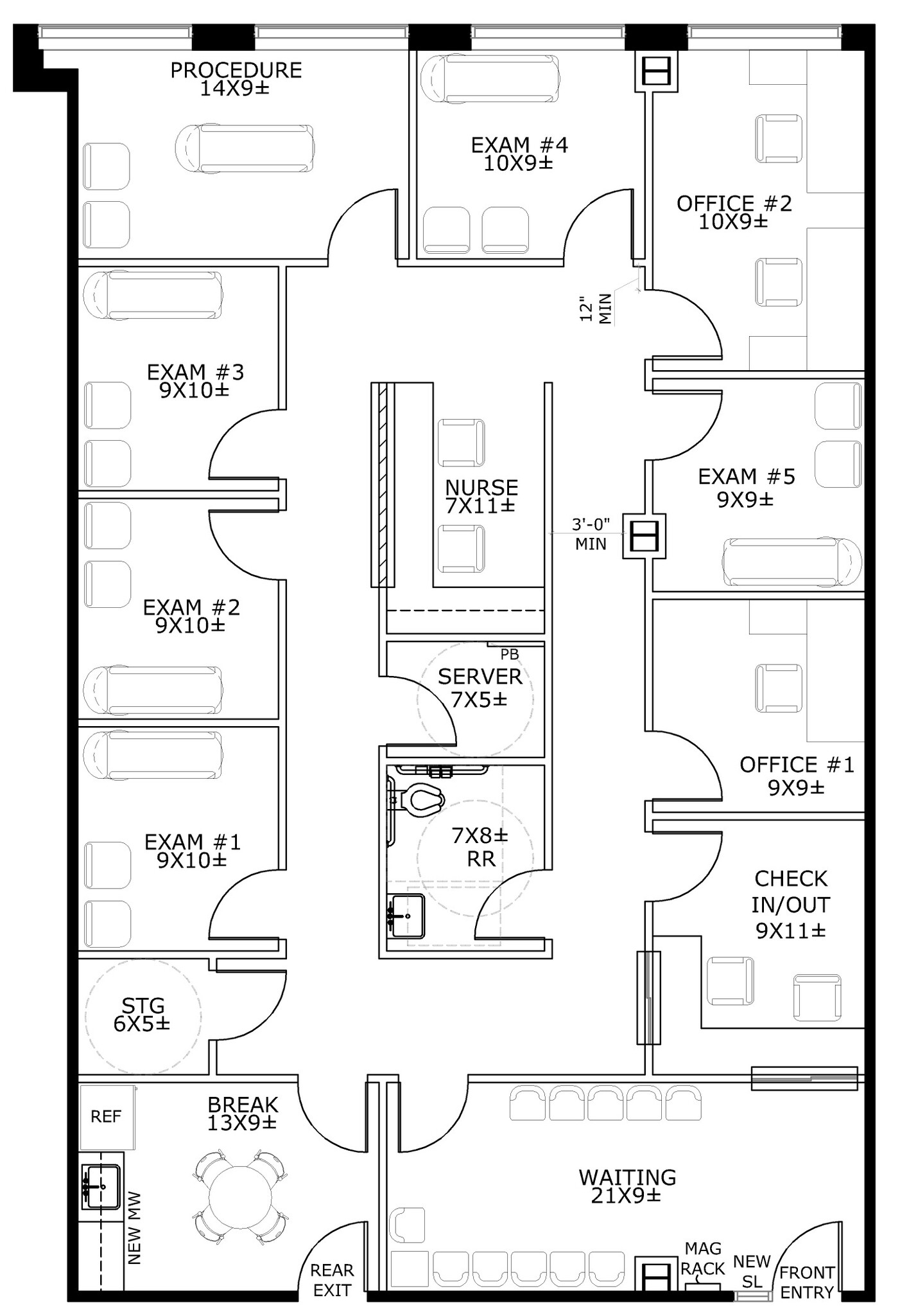 12001 South Fwy, Burleson, TX à louer Plan d’étage– Image 1 sur 1