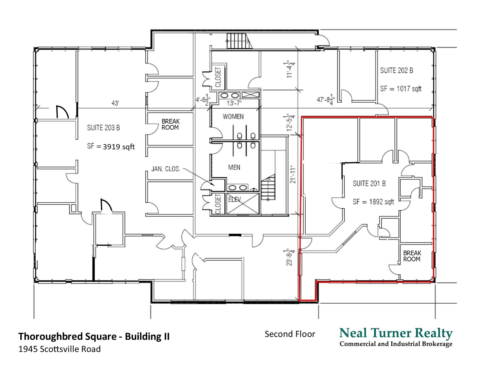 1945 Scottsville Rd, Bowling Green, KY à louer Plan d’étage– Image 1 sur 1