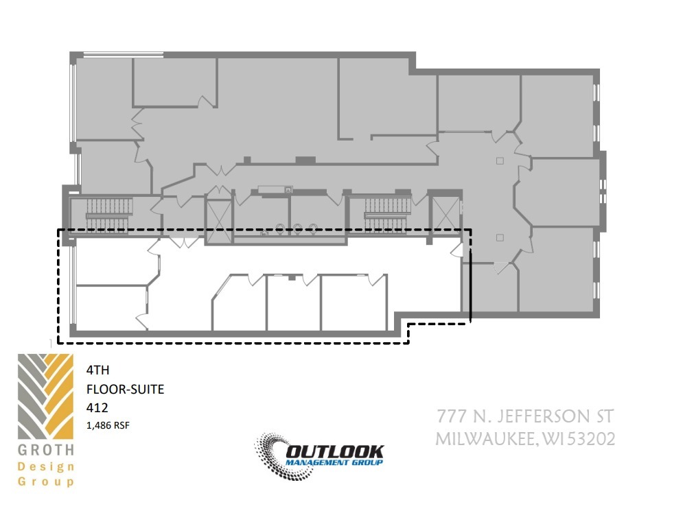 777 N Jefferson St, Milwaukee, WI à louer Plan d’étage– Image 1 sur 1