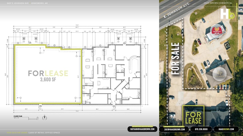 3637 E Johnson Ave, Jonesboro, AR à vendre - Plan de site – Image 2 sur 5