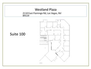 2110 E Flamingo Rd, Las Vegas, NV à louer Plan de site– Image 1 sur 1